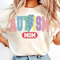 [Sale 45% Off] Retro Checkered Autism Varsity Letters Awareness Bow Autism Mom Mama Neurodiversity Shirt T-Shirts, Hoodie, Sweatshirt - T-Shirt, Sweatshirt, Hoodie
