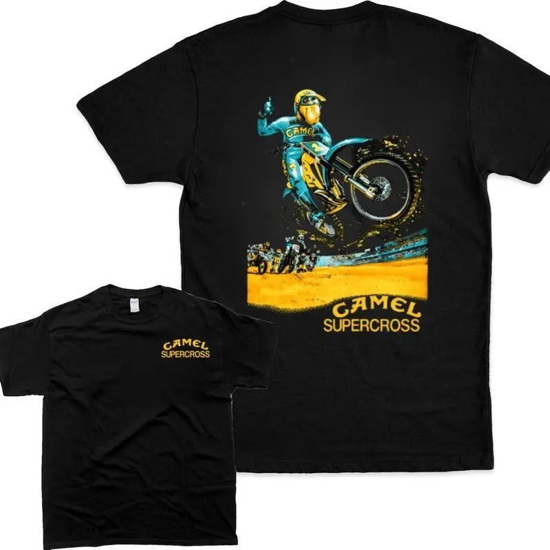 [Sale Up 60%] Camel Supercross Vintage Motocross Racing Retro Dirt Bike Shirt T-Shirts, Hoodie, Sweatshirt - T-Shirt, Sweatshirt, Hoodie