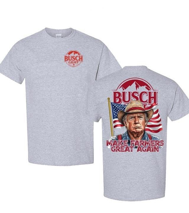 [Sale Up 65%] Busch Light Make Farmers Great Again Vintage Beer Shirt Patriotic Beer Lovers Hot Trend T-Shirts, Hoodie, Sweatshirt - T-Shirt, Sweatshirt, Hoodie
