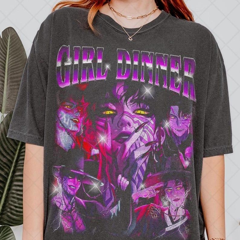 [Sale Up 30%] Limited Comfort Colors Girl Dinner Jinu Girl Dinner Jinu Saja Hunter Bootleg Fan Man T-Shirts, Hoodie, Sweatshirt - T-Shirt, Sweatshirt, Hoodie