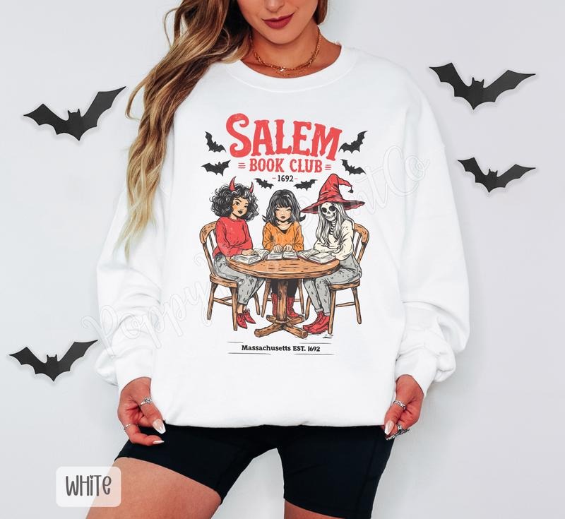 Salem Book Club Halloween T-Shirts, Hoodie, Sweatshirt - T-Shirt, Sweatshirt, Hoodie