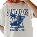 Salty Dogs Beach Club Doberman Shirt ~ Relaxed Fit Printed USA Womenswear Casual Comfort Cotton Top Athletic Boho Chic T-Shirts, Hoodie, Sweatshirt - T-Shirt, Sweatshirt, Hoodie