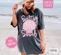Salty Soul Comfort Colors Cute Summer Girly Beach Shirt T-Shirts, Hoodie, Sweatshirt - T-Shirt, Sweatshirt, Hoodie