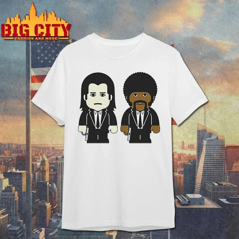 Samuel L Jackson Wearing Pulp Fiction Jules And Vincent shirt Unisex T-shirt, Sweatshirt, Hoodie, Long Sleeve Tee - T-Shirt, Sweatshirt, Hoodie