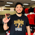San Antonio Spurs 2026 NBA Finals Champions Locker Room Logo shirt Unisex T-shirt, Sweatshirt, Hoodie, Long Sleeve Tee - T-Shirt, Sweatshirt, Hoodie
