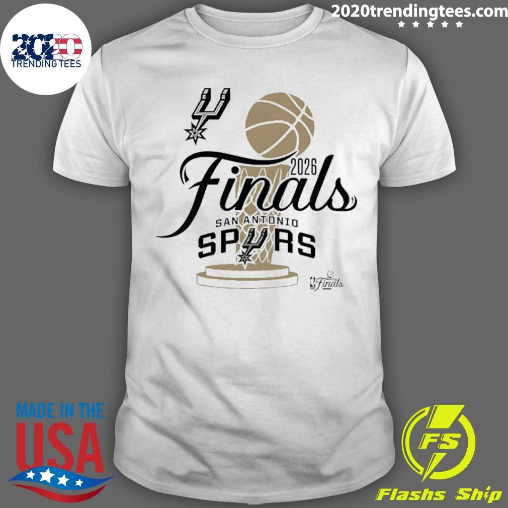 San Antonio Spurs 2026 Nba Finals Trophy Shirt Unisex T-shirt, Sweatshirt, Hoodie, Long Sleeve Tee - T-Shirt, Sweatshirt, Hoodie