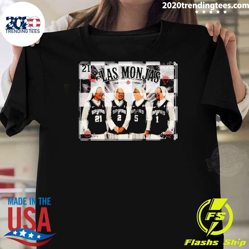 San Antonio Spurs 2026 Playoffs Spurs Nuns Las Monjas Shirt Unisex T-shirt, Sweatshirt, Hoodie, Long Sleeve Tee - T-Shirt, Sweatshirt, Hoodie