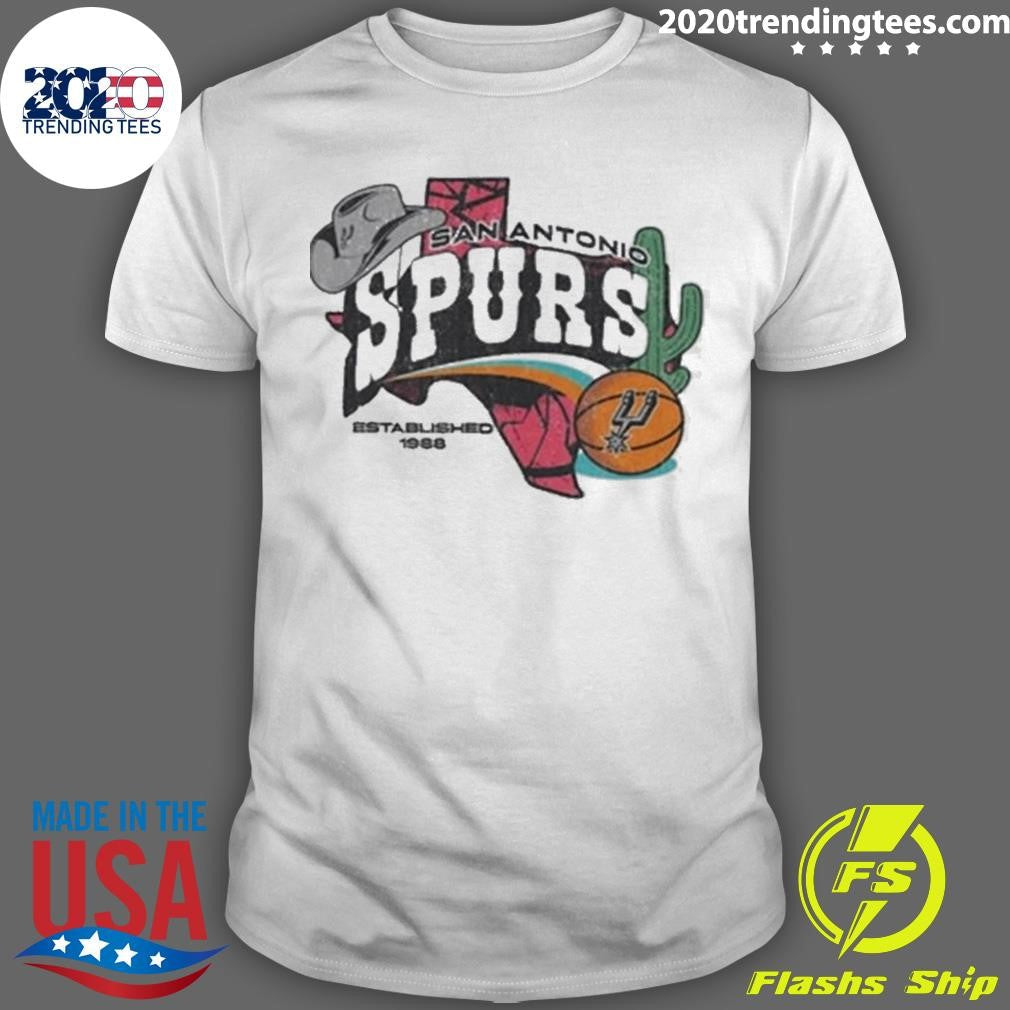 San Antonio Spurs Basketball 2026 Playoffs Texas Call Outs Established 1988 Shirt Unisex T-shirt, Sweatshirt, Hoodie, Long Sleeve Tee - T-Shirt, Sweatshirt, Hoodie