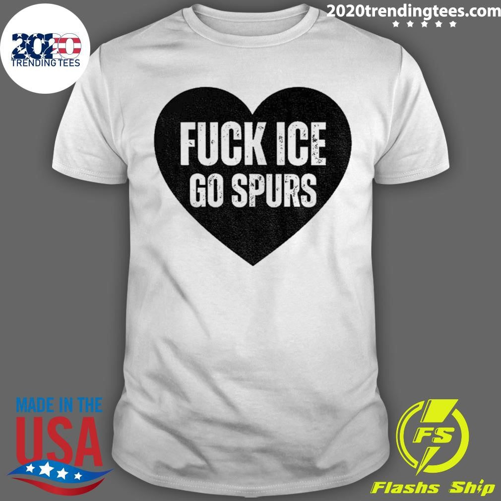 San Antonio Spurs Basketball Fuck Ice Go Spurs 2026 Lover Shirt Unisex T-shirt, Sweatshirt, Hoodie, Long Sleeve Tee - T-Shirt, Sweatshirt, Hoodie