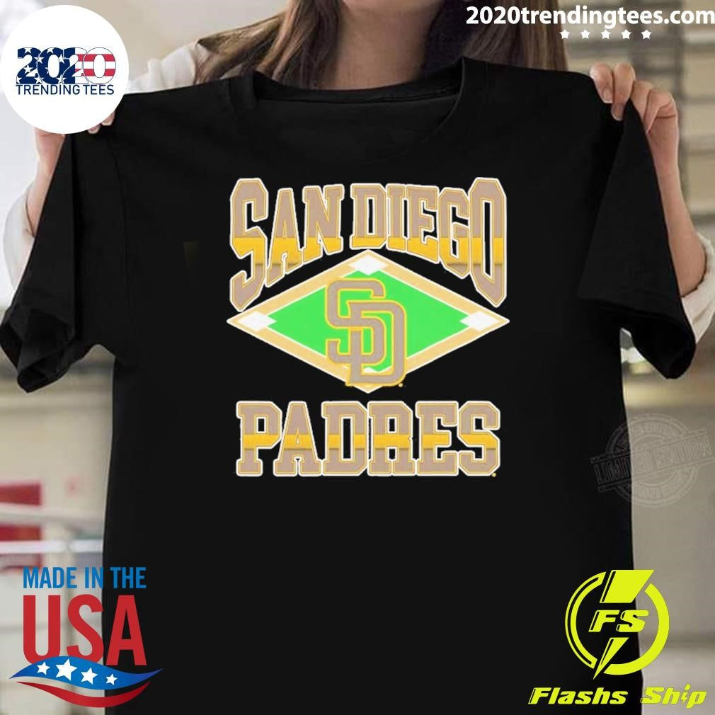 San Diego Padres Baseball Field Diamond Shirt Unisex T-shirt, Sweatshirt, Hoodie, Long Sleeve Tee - T-Shirt, Sweatshirt, Hoodie