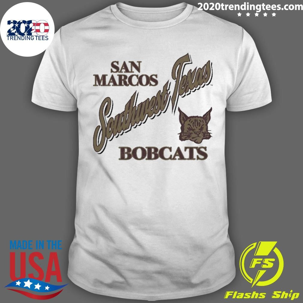 San Marcos Southwest Texas Bobcats Shirt Unisex T-shirt, Sweatshirt, Hoodie, Long Sleeve Tee - T-Shirt, Sweatshirt, Hoodie