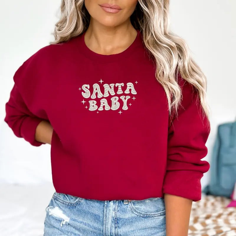 Santa Baby Pregnancy Announcement Pregnancy Announcement Shirt Pregnancy Maternity T-Shirts, Hoodie, Sweatshirt - T-Shirt, Sweatshirt, Hoodie