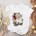 Santa Believe Shirt Shirt Leopard Santa Shirt Cute Santa Xmas Shirt Her T-Shirts, Hoodie, Sweatshirt - T-Shirt, Sweatshirt, Hoodie