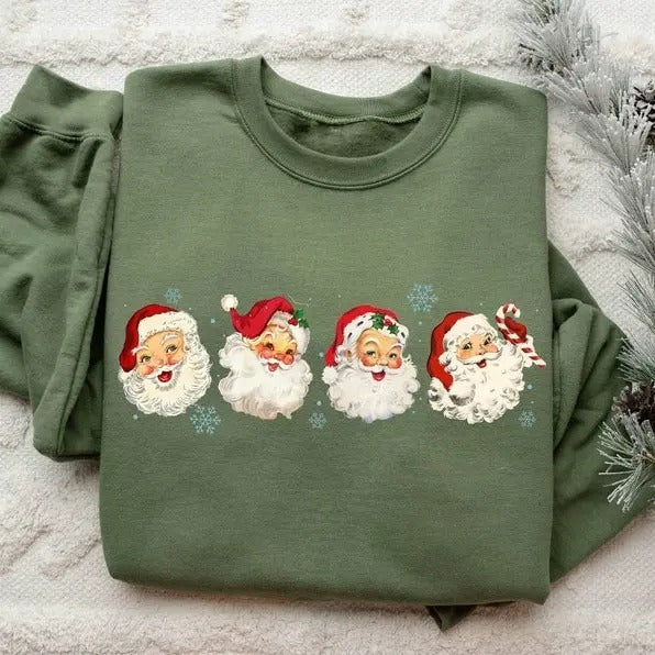 Santa Santa Retro Santa Shirt Santa T-Shirts, Hoodie, Sweatshirt - T-Shirt, Sweatshirt, Hoodie