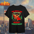 Santa Claus and Jesus the boys are back in town Christmas shirt Unisex T-shirt, Sweatshirt, Hoodie, Long Sleeve Tee - T-Shirt, Sweatshirt, Hoodie