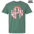 Santa Face Monogram Comfort Colors 'NLB' T-Shirts, Hoodie, Sweatshirt - T-Shirt, Sweatshirt, Hoodie