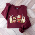 Santa Fuel Milk Cookies Latte Shirt Shirts Funny Family Xmas Shirts Cotton T-Shirts, Hoodie, Sweatshirt - T-Shirt, Sweatshirt, Hoodie
