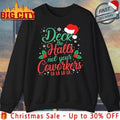 Santa Hat Deck The Halls Not Your Coworkers La La La shirt Unisex T-shirt, Sweatshirt, Hoodie, Long Sleeve Tee - T-Shirt, Sweatshirt, Hoodie