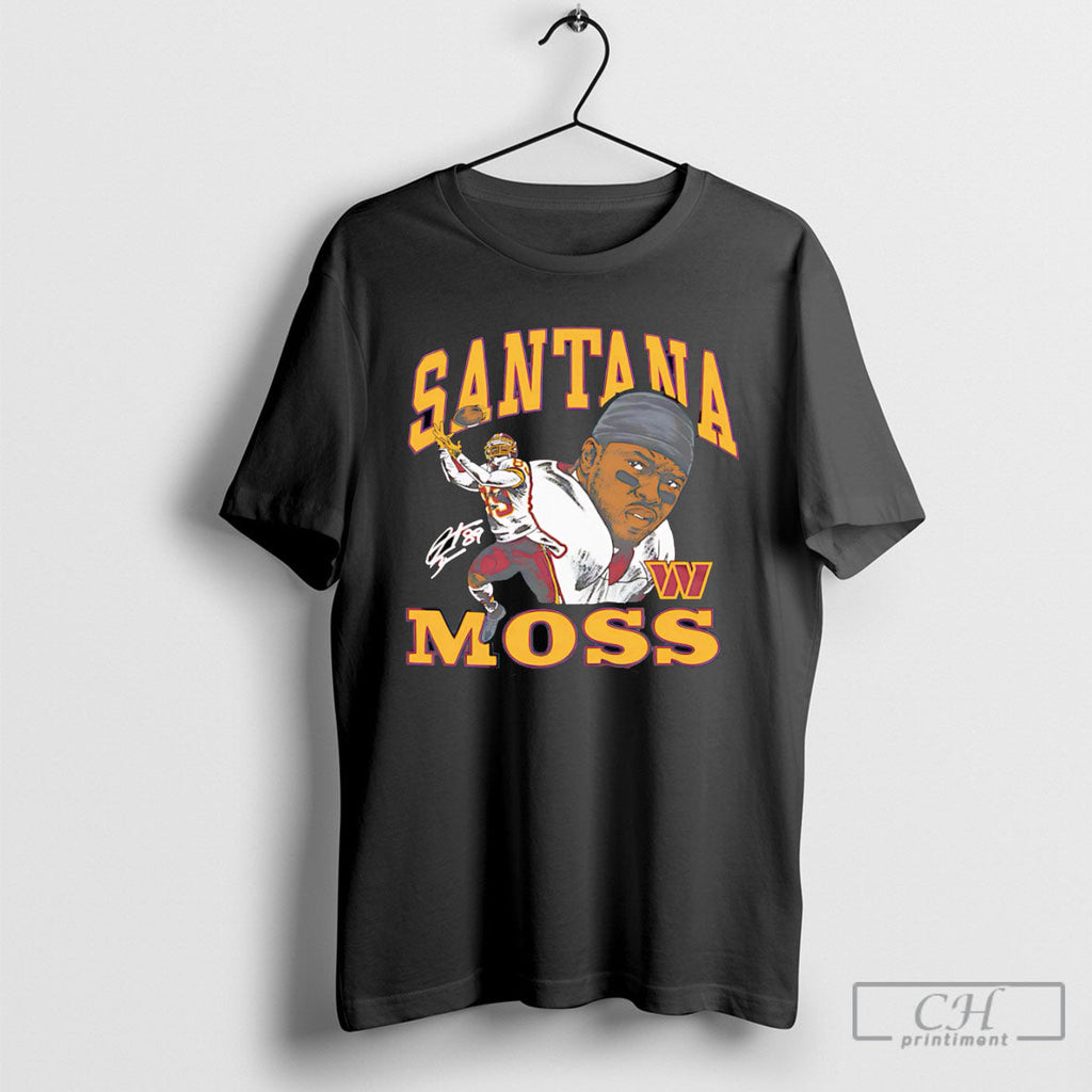 Santana Moss Washington Commanders Caricature T Shirts Unisex T-shirt, Sweatshirt, Hoodie, Long Sleeve Tee - T-Shirt, Sweatshirt, Hoodie