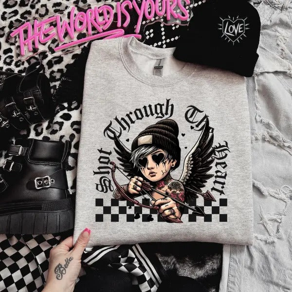 Sarcastic Sayings + Faux Patch Beanie Emotionally Unstable Be Kine Chaos & Caffiene Moody Bitch Mindset Music Lover Be Real Not Perfecg T-Shirts, Hoodie, Sweatshirt - T-Shirt, Sweatshirt, Hoodie