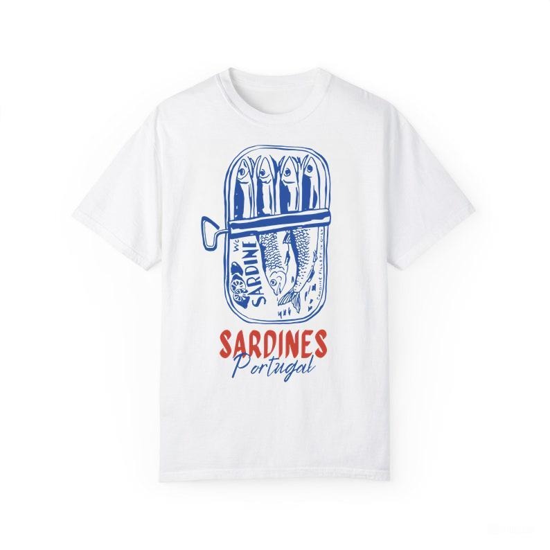 Sardines Shirt Tinned Fish Portugal Summer Fish Her Nautical T-Shirts, Hoodie, Sweatshirt - T-Shirt, Sweatshirt, Hoodie