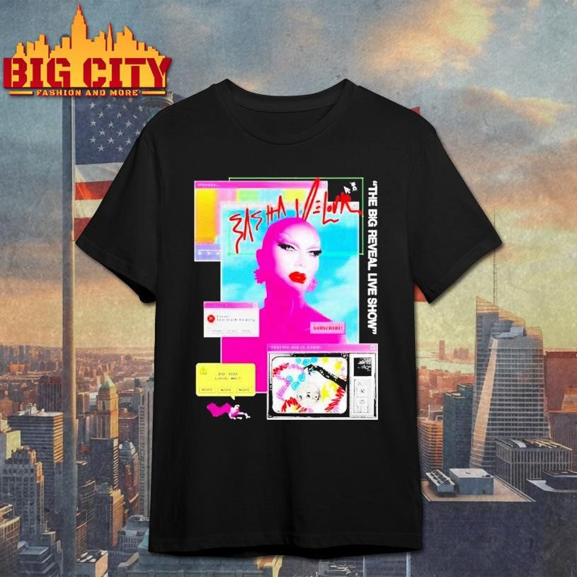 Sasha Velour The Bif Reveal Live Show Total Tour Shirt Unisex T-shirt, Sweatshirt, Hoodie, Long Sleeve Tee - T-Shirt, Sweatshirt, Hoodie