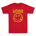 Satoshi Yellow Smile Face Funny Parody Meme Vintage T-Shirts, Hoodie, Sweatshirt - T-Shirt, Sweatshirt, Hoodie