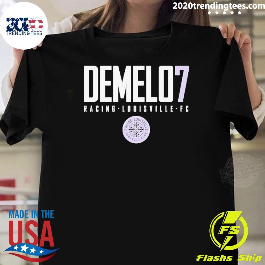 Savannah Demelo 7 Racing Louisville Fc Nwsl Name And Number Shirt Unisex T-shirt, Sweatshirt, Hoodie, Long Sleeve Tee - T-Shirt, Sweatshirt, Hoodie