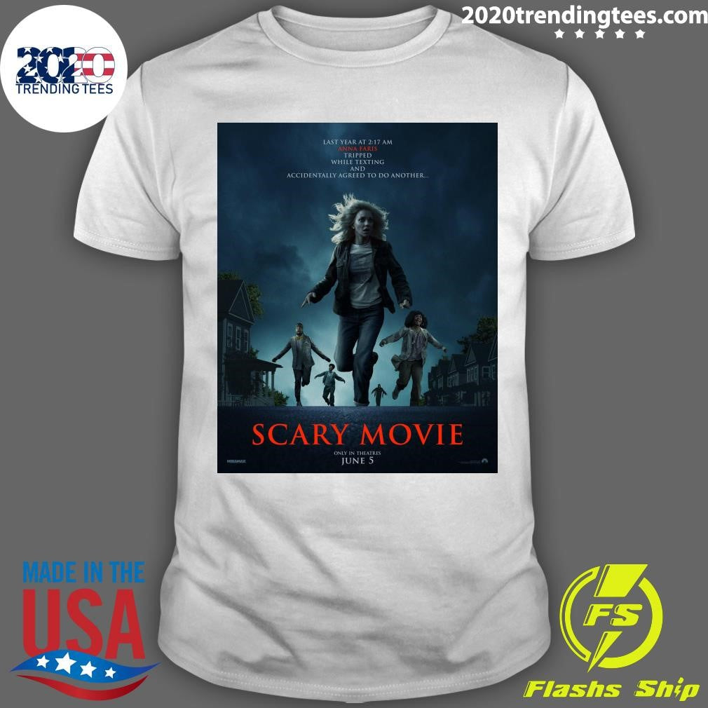 Scary Movie 6 Weapons Parody June 5, 2026 Shirt Unisex T-shirt, Sweatshirt, Hoodie, Long Sleeve Tee - T-Shirt, Sweatshirt, Hoodie