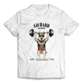 Schnauzer Dog Barbell Shoulder Press Muscle Workout Made USA T-Shirts, Hoodie, Sweatshirt - T-Shirt, Sweatshirt, Hoodie