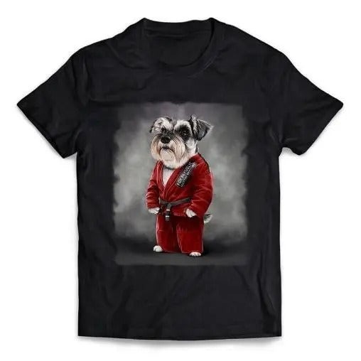Schnauzer Dog Sensei Japanese Judo Karate Martial Art Made USA T-Shirts, Hoodie, Sweatshirt - T-Shirt, Sweatshirt, Hoodie