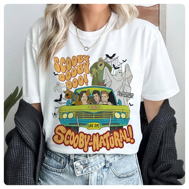 Scoobynatural Scooby Doo Shirt Supernatural Movie Shirt Scooby Doo Halloween Shirt Trick Treat Shirt Vintage Halloween Shirt T-Shirts, Hoodie, Sweatshirt - T-Shirt, Sweatshirt, Hoodie