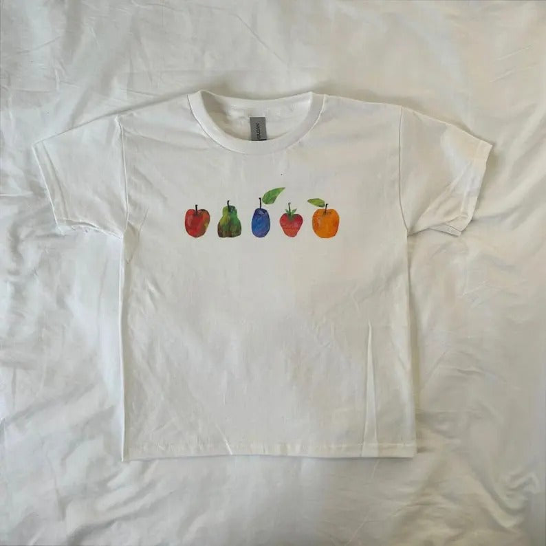 Scrapbook Fruits Baby Coquette Y2k Pinterest Very Hungry Caterpillar Streetwear T-Shirts, Hoodie, Sweatshirt - T-Shirt, Sweatshirt, Hoodie