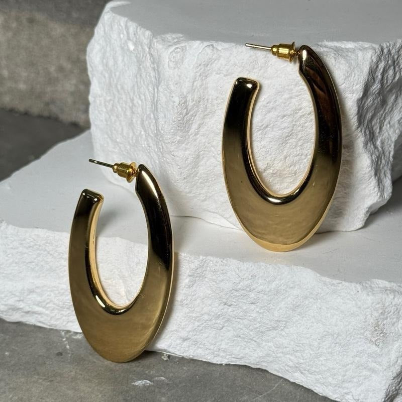 Sculpt Oval Hoops Ultra Thin Lightweight Metal Earrings T-Shirts, Hoodie, Sweatshirt - T-Shirt, Sweatshirt, Hoodie