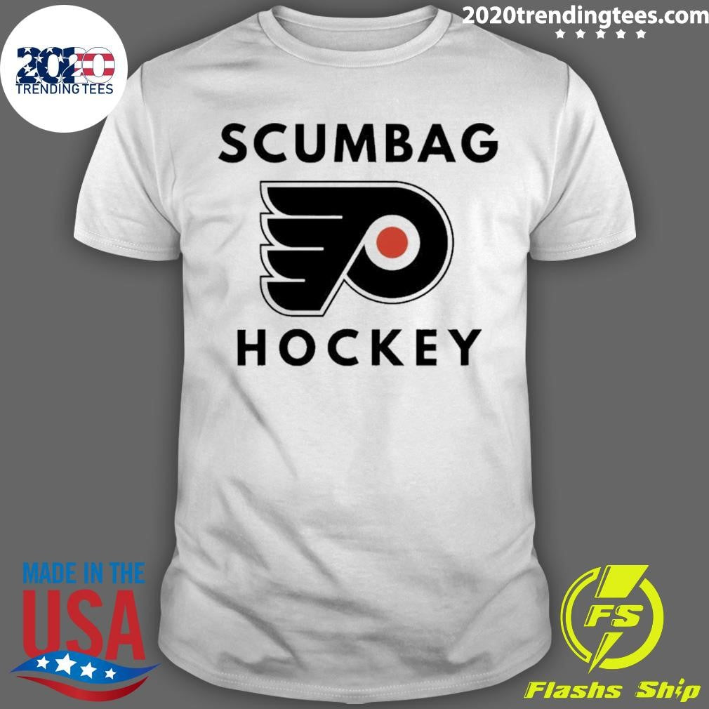 Scumbag Hockey Philadelphia Flyers Hockey Nhl 2026 Logo Shirt Unisex T-shirt, Sweatshirt, Hoodie, Long Sleeve Tee - T-Shirt, Sweatshirt, Hoodie