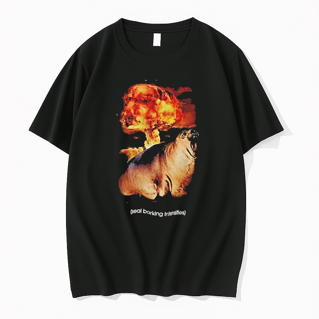 Seal Barking Intensifies Tshirts Sweater Hoodie Jpg Unisex T-shirt, Sweatshirt, Hoodie, Long Sleeve Tee - T-Shirt, Sweatshirt, Hoodie