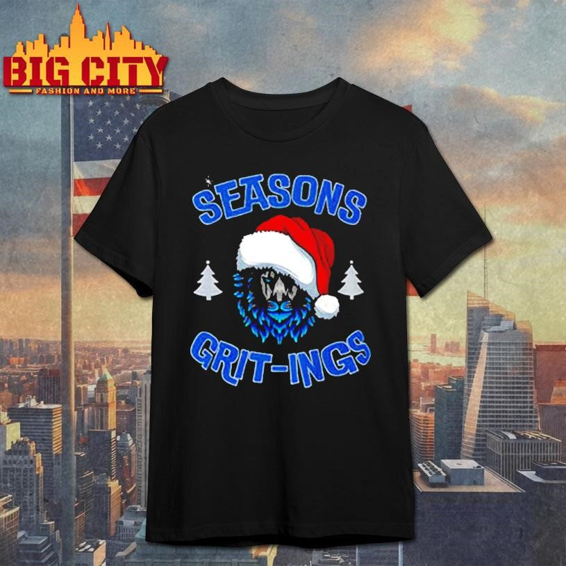 Seasons Grit-ings Detroit Lions Football shirt Unisex T-shirt, Sweatshirt, Hoodie, Long Sleeve Tee - T-Shirt, Sweatshirt, Hoodie