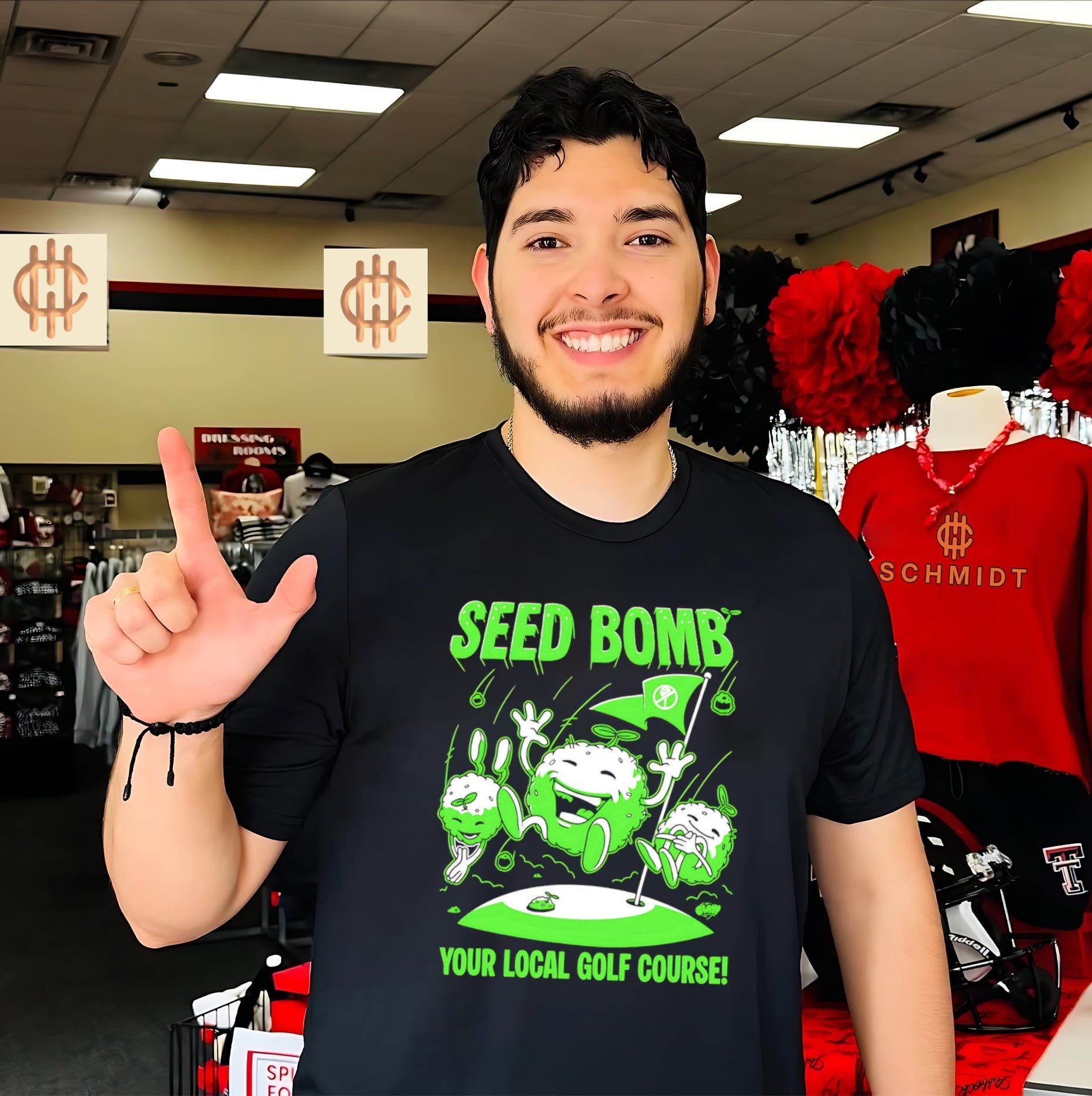Seed bomb your local golf course cartoon shirt Unisex T-shirt, Sweatshirt, Hoodie, Long Sleeve Tee - T-Shirt, Sweatshirt, Hoodie