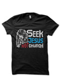 Seek Jesus Not Church Black T-Shirts, Hoodie, Sweatshirt - T-Shirt, Sweatshirt, Hoodie