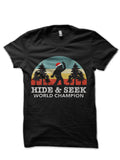 Retro Bigfoot Hide Seek World Champion Black T-Shirts, Hoodie, Sweatshirt - T-Shirt, Sweatshirt, Hoodie