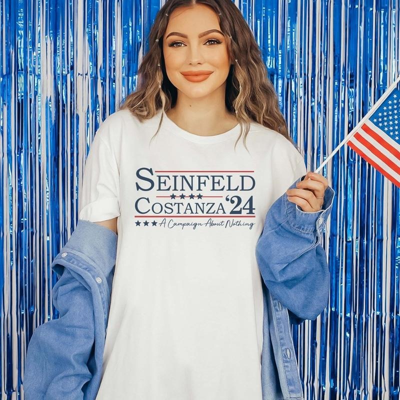 Seinfeld Costanza Election 24 America July Shirt T-Shirts, Hoodie, Sweatshirt - T-Shirt, Sweatshirt, Hoodie