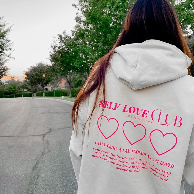 Self Love Affirmations Polyester T-Shirts, Hoodie, Sweatshirt - T-Shirt, Sweatshirt, Hoodie