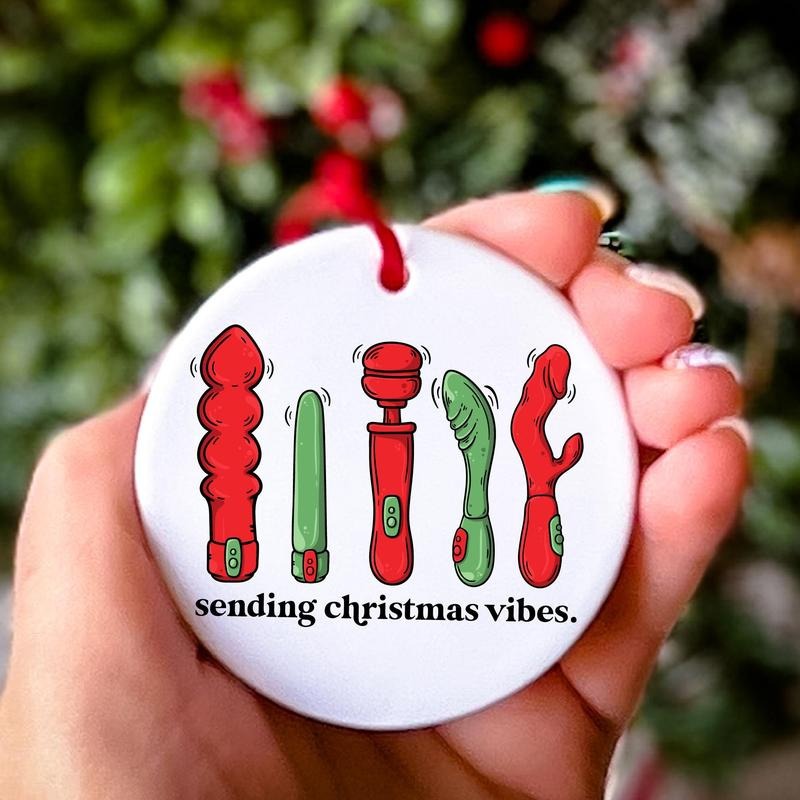 Sending Ornament 2024 Funny Ornament Stocking Stuffer Secret Santa Exchange White Elephant Inappropriate T-Shirts, Hoodie, Sweatshirt - T-Shirt, Sweatshirt, Hoodie