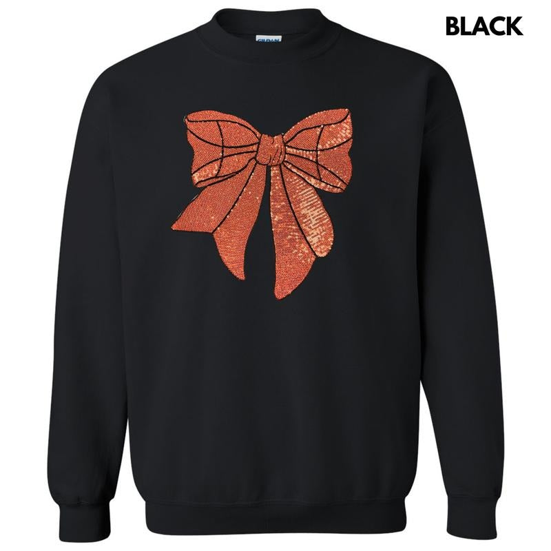 Sequin Basketball Bow Patch T-Shirts, Hoodie, Sweatshirt - T-Shirt, Sweatshirt, Hoodie