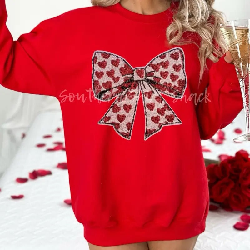 Sequin Heart Patch Valentine Patch T-Shirts, Hoodie, Sweatshirt - T-Shirt, Sweatshirt, Hoodie
