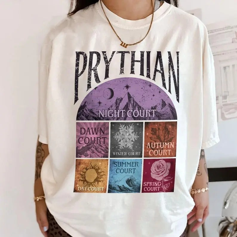 Seven Courts Prythian Shirt Maas Tour Velaris Night Court SJM Inspire Shirt Book Lover Cotton Basic T-Shirts, Hoodie, Sweatshirt - T-Shirt, Sweatshirt, Hoodie