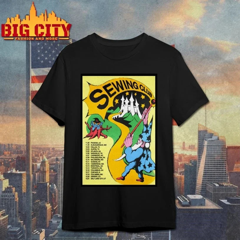 Sewing Club 2025 Winter Tour Poster shirt Unisex T-shirt, Sweatshirt, Hoodie, Long Sleeve Tee - T-Shirt, Sweatshirt, Hoodie