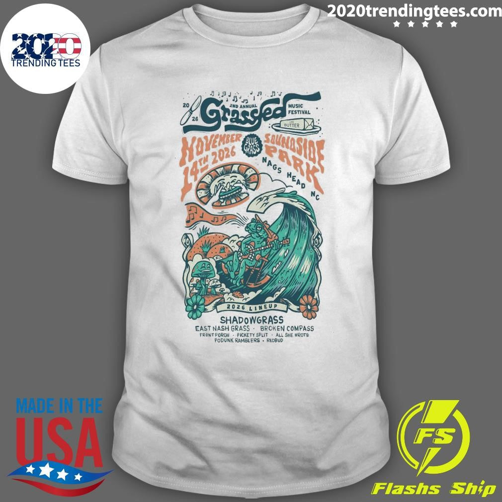 Shadowgrass November 14 2026 Nags Head, NC Shirt Unisex T-shirt, Sweatshirt, Hoodie, Long Sleeve Tee - T-Shirt, Sweatshirt, Hoodie