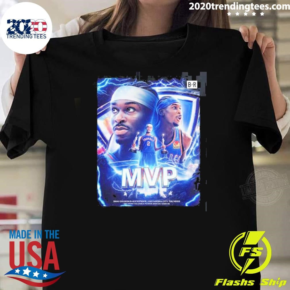 Shai Gilgeous Alexander SGA Oklahoma City Thunder 2026 NBA Back To Back MVP Shirt Unisex T-shirt, Sweatshirt, Hoodie, Long Sleeve Tee - T-Shirt, Sweatshirt, Hoodie