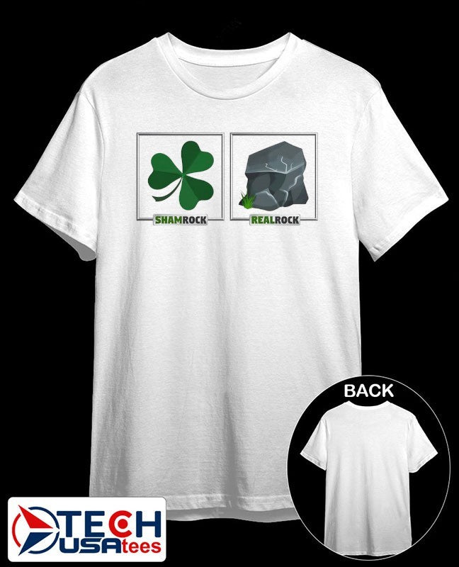 Shamrock Realrock St. Patricks Day shirt Unisex T-shirt, Sweatshirt, Hoodie, Long Sleeve Tee - T-Shirt, Sweatshirt, Hoodie